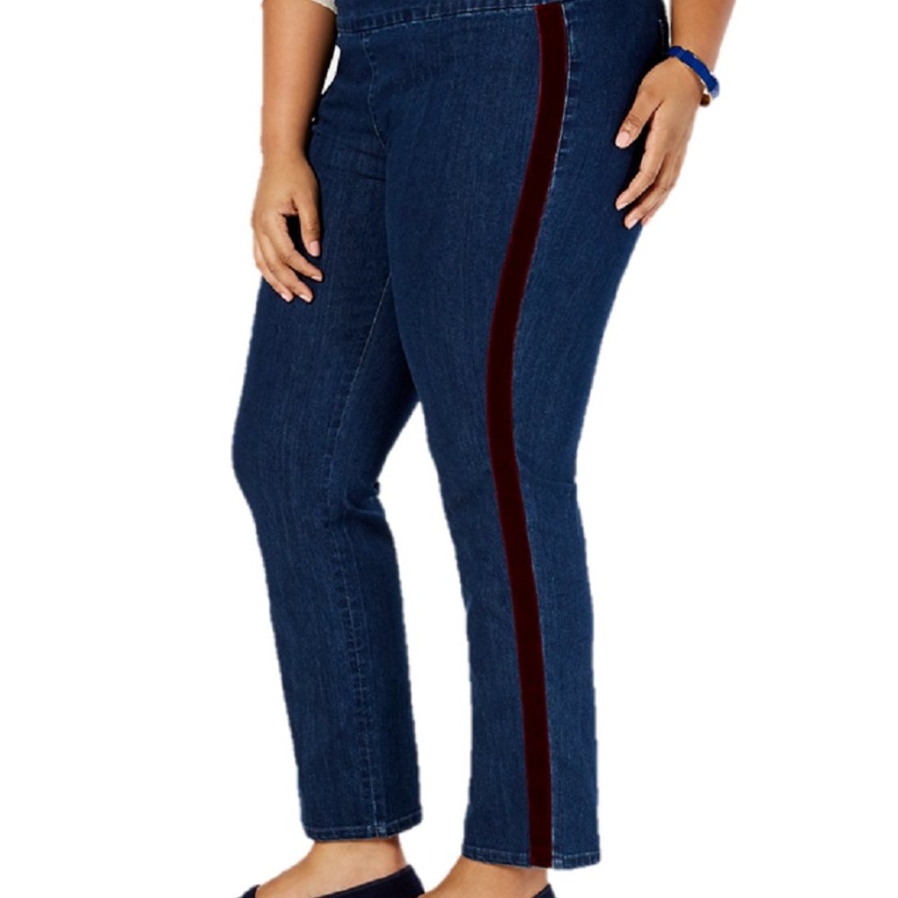 Charter Club Women's Plus 26W Cambridge Tummy Control Jeans Retail $74.50